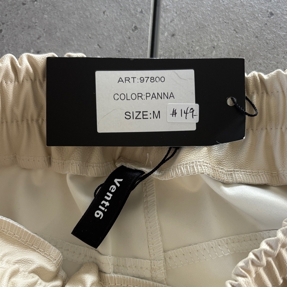 Venti6 Women's Cream Track Pants